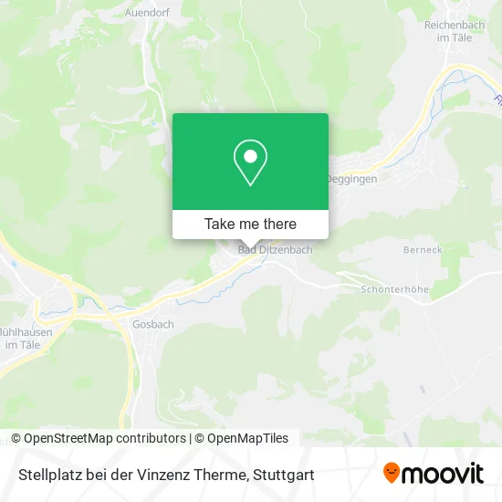 Карта Stellplatz bei der Vinzenz Therme