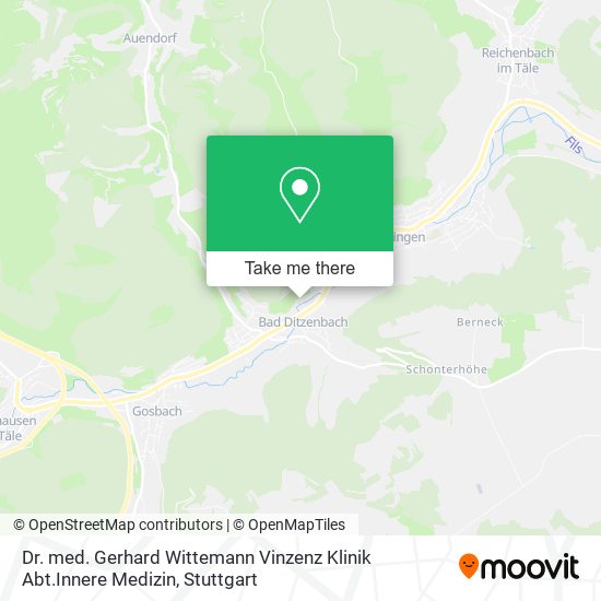 Dr. med. Gerhard Wittemann Vinzenz Klinik Abt.Innere Medizin map