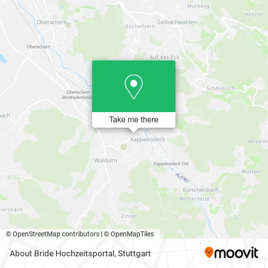 Карта About Bride Hochzeitsportal