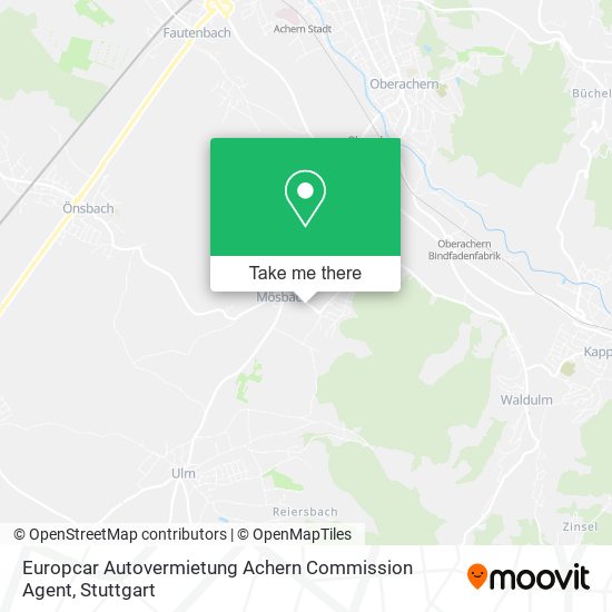 Europcar Autovermietung Achern Commission Agent map