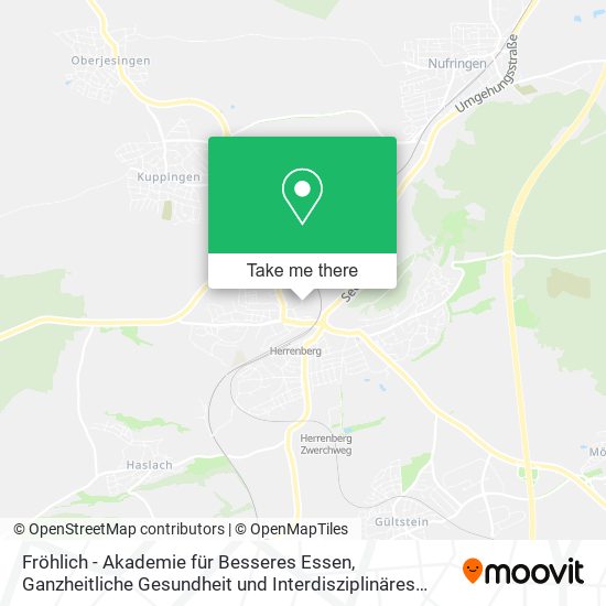 Fröhlich - Akademie für Besseres Essen, Ganzheitliche Gesundheit und Interdisziplinäres Coaching map