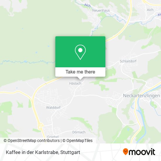 Kaffee in der Karlstrabe map