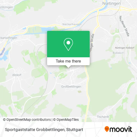 Карта Sportgaststatte Grobbettlingen