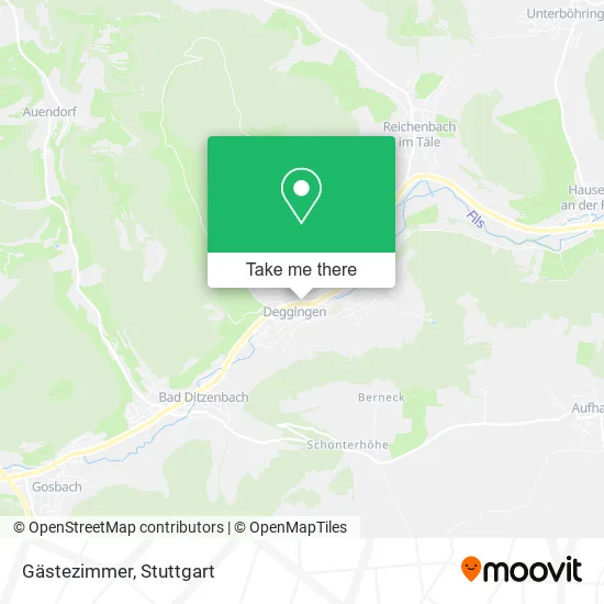 Карта Gästezimmer