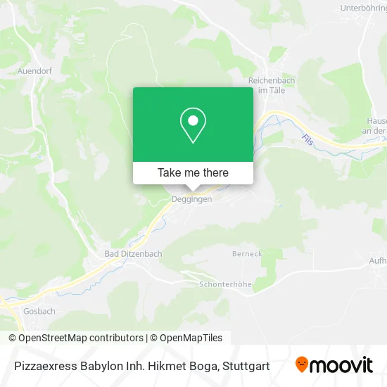Карта Pizzaexress Babylon Inh. Hikmet Boga