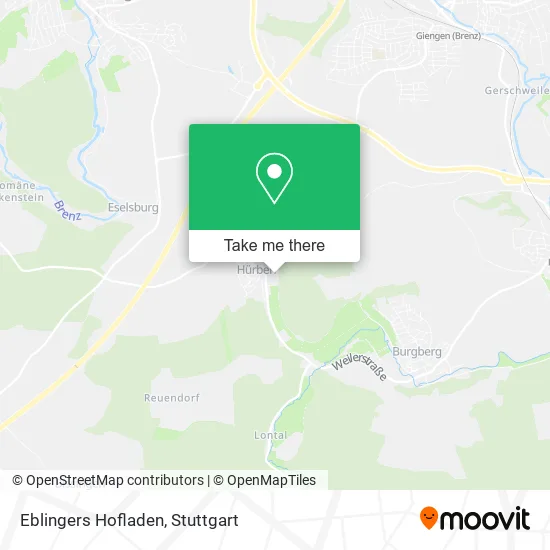 Карта Eblingers Hofladen