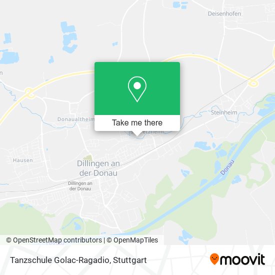 Tanzschule Golac-Ragadio map