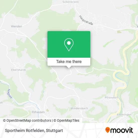 Карта Sportheim Rotfelden
