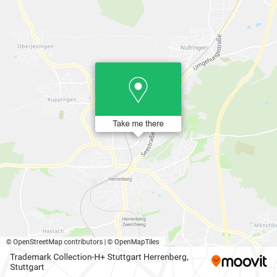 Trademark Collection-H+ Stuttgart Herrenberg map
