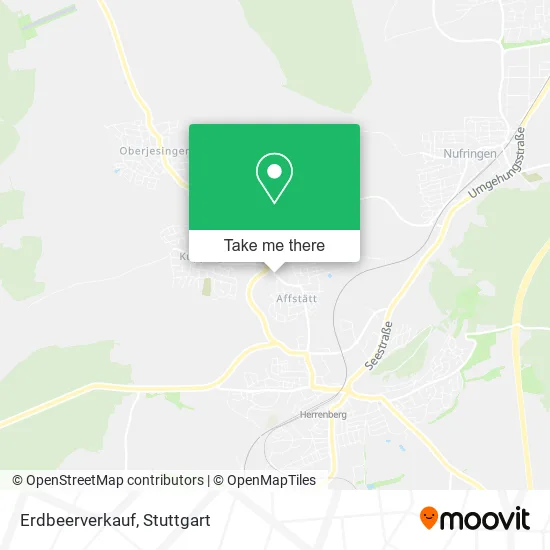 Карта Erdbeerverkauf