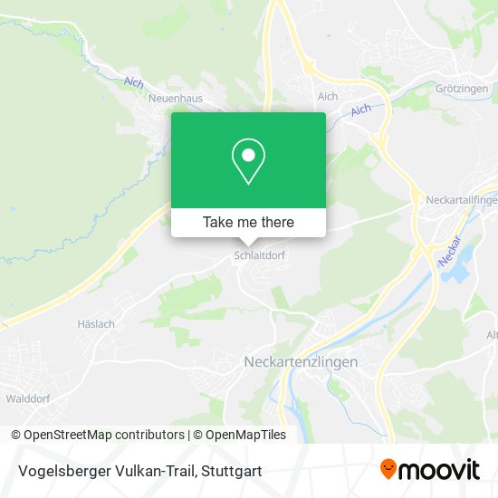 Карта Vogelsberger Vulkan-Trail