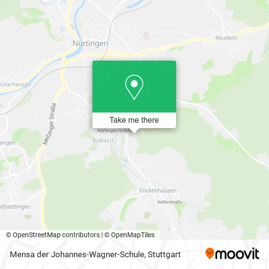 Карта Mensa der Johannes-Wagner-Schule