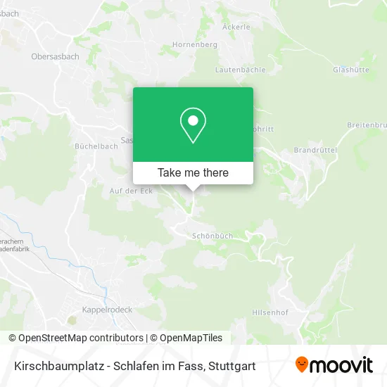Карта Kirschbaumplatz - Schlafen im Fass