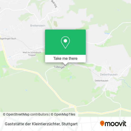 Gaststätte der Kleintierzüchter map