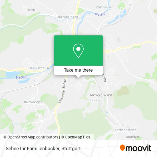 Карта Sehne Ihr Familienbäcker