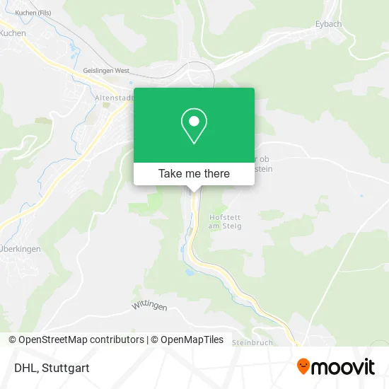 Карта DHL