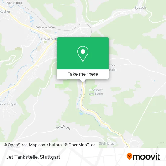 Карта Jet Tankstelle