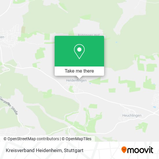 Kreisverband Heidenheim map
