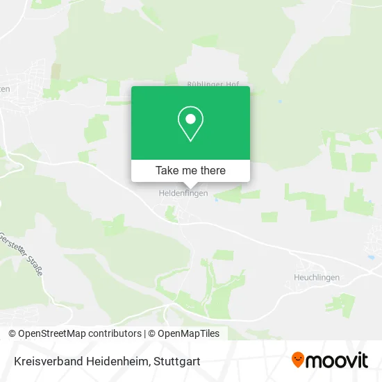 Карта Kreisverband Heidenheim