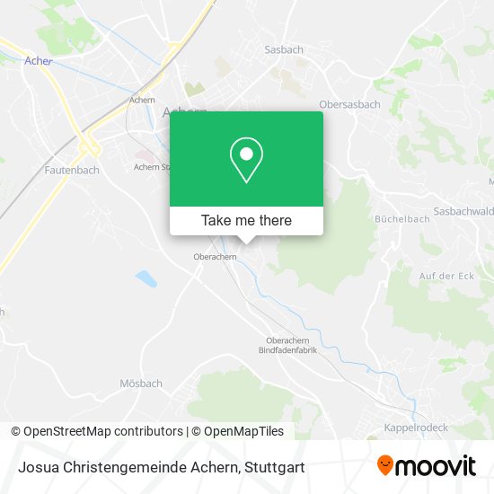 Josua Christengemeinde Achern map