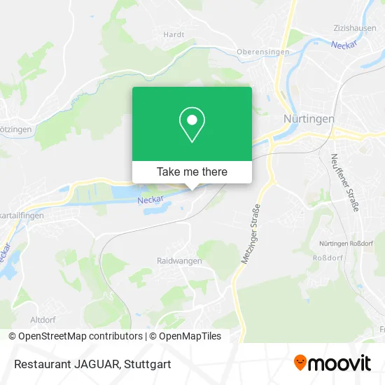 Карта Restaurant JAGUAR