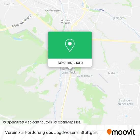 Карта Verein zur Förderung des Jagdwesens