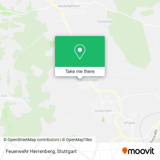 Feuerwehr Herrenberg map