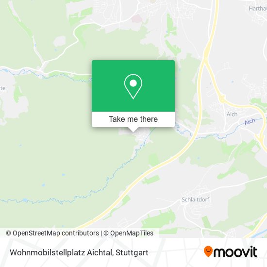 Wohnmobilstellplatz Aichtal map