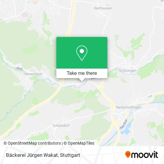 Bäckerei Jürgen Wakat map