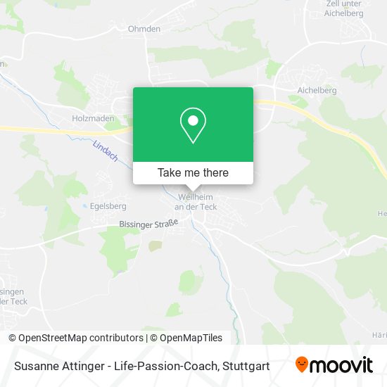 Susanne Attinger - Life-Passion-Coach map