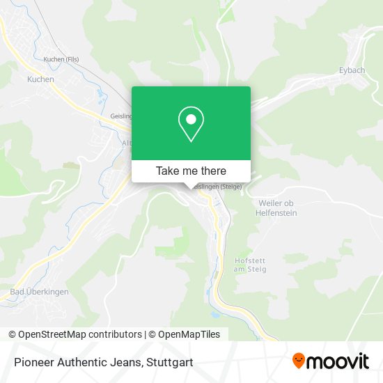 Pioneer Authentic Jeans map