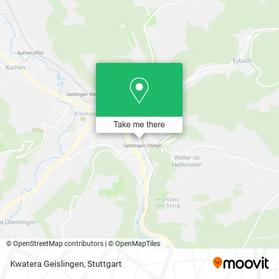 Карта Kwatera Geislingen