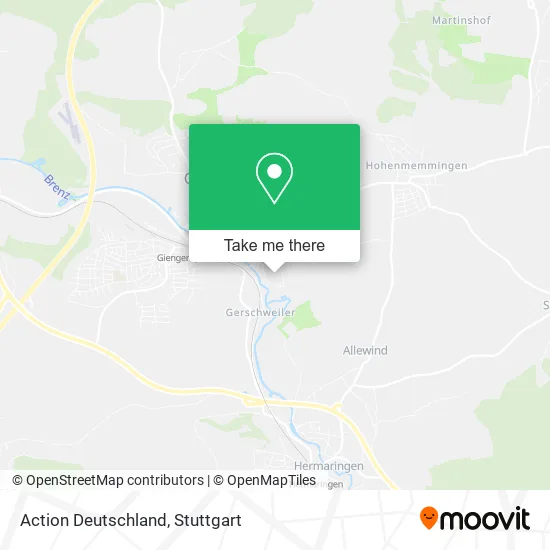 Карта Action Deutschland