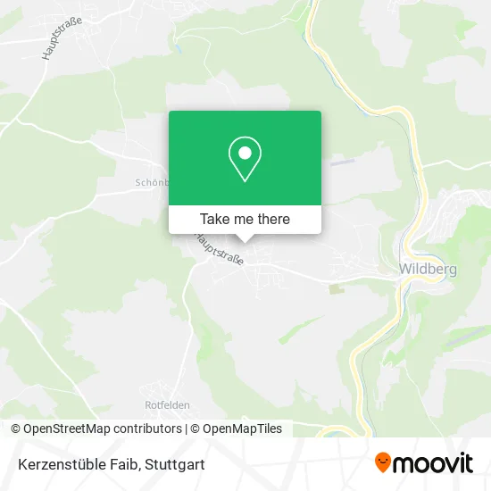 Карта Kerzenstüble Faib