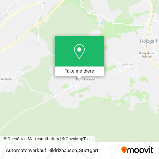 Automatenverkauf Hildrizhausen map