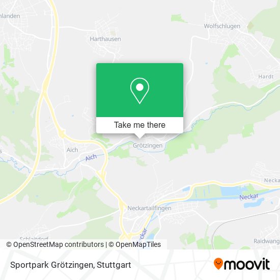 Sportpark Grötzingen map