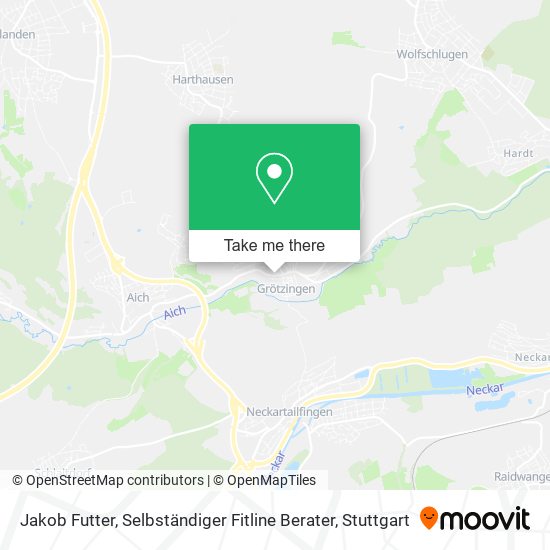 Карта Jakob Futter, Selbständiger Fitline Berater