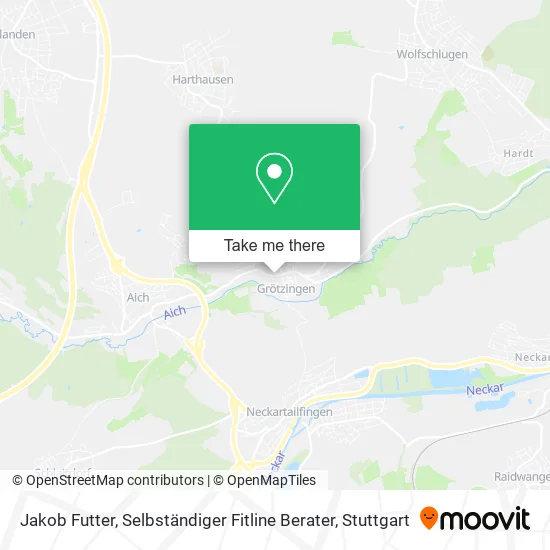 Карта Jakob Futter, Selbständiger Fitline Berater