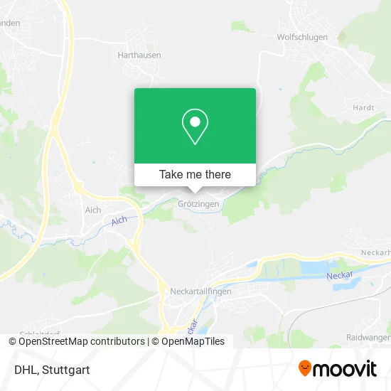 DHL map