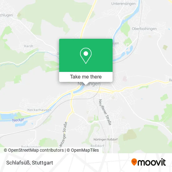 Карта Schlafsüß