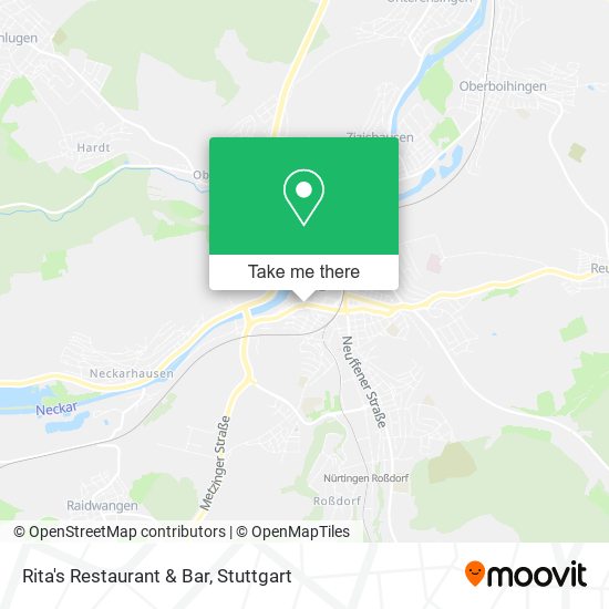 Rita's Restaurant & Bar map
