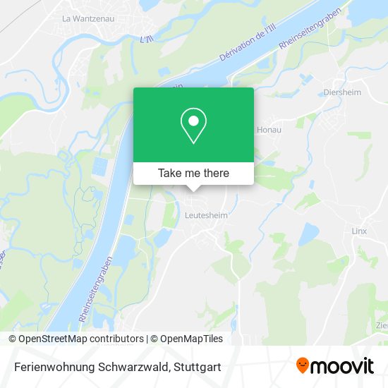 Ferienwohnung Schwarzwald map