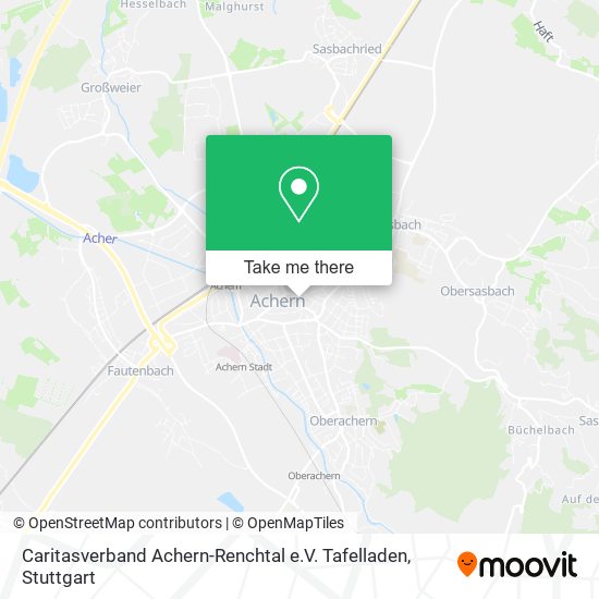 Caritasverband Achern-Renchtal e.V. Tafelladen map