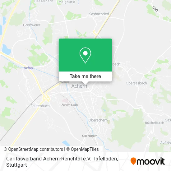 Карта Caritasverband Achern-Renchtal e.V. Tafelladen