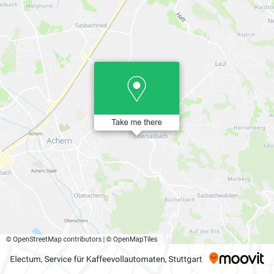 Карта Electum, Service für Kaffeevollautomaten