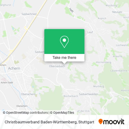 Christbaumverband Baden-Württemberg map