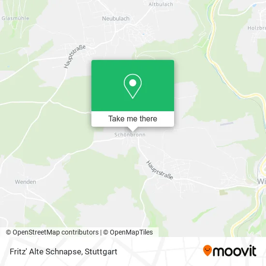 Карта Fritz' Alte Schnapse