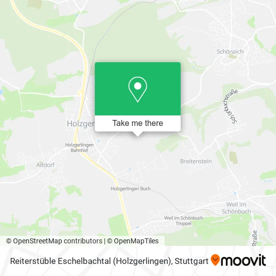 Карта Reiterstüble Eschelbachtal (Holzgerlingen)