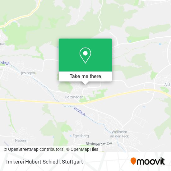 Карта Imkerei Hubert Schiedl