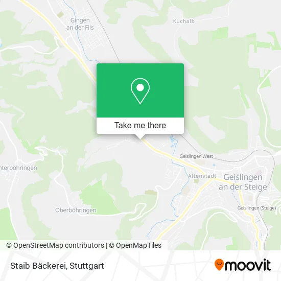 Карта Staib Bäckerei